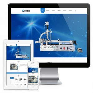 易优响应式自动化科技机械设备网站模板【编号8339】演示