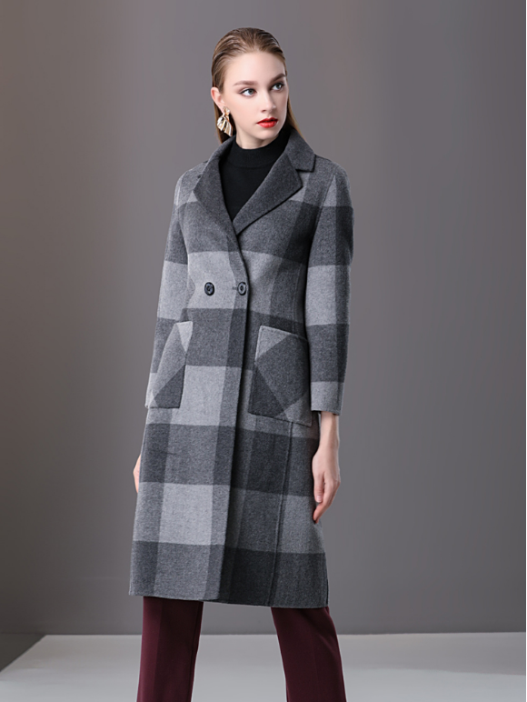 经典的中长款羊毛大衣，高端有质感(图2)