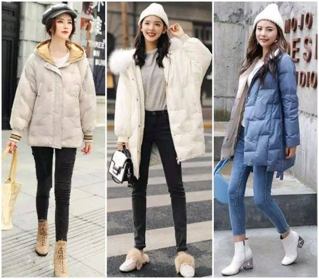 秋冬羽绒服穿搭示范，这个冬天美丽不"冻人(图8)