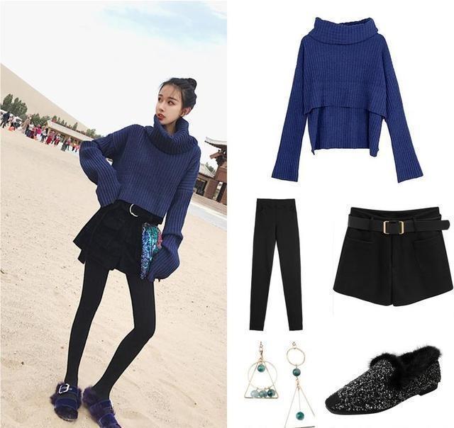 冬季小个子女生正确穿搭在这里，优雅显气质(图3)