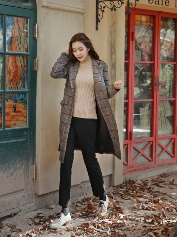 秋冬毛呢大衣 穿上就很美，简单又大方(图1)