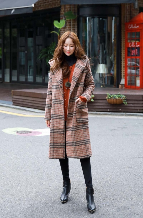 秋冬毛呢大衣 穿上就很美，简单又大方(图3)