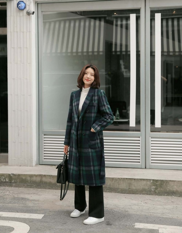 秋冬毛呢大衣 穿上就很美，简单又大方(图4)