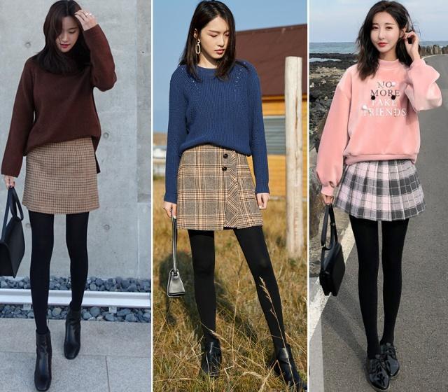 打底裤今年流行穿法，时尚保暖穿出质感美(图1)