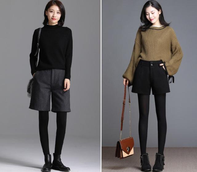 打底裤今年流行穿法，时尚保暖穿出质感美(图4)