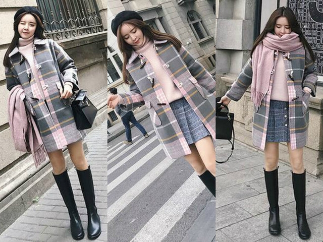 秋冬毛衣搭配长靴，小个子也能穿出大长腿(图3)