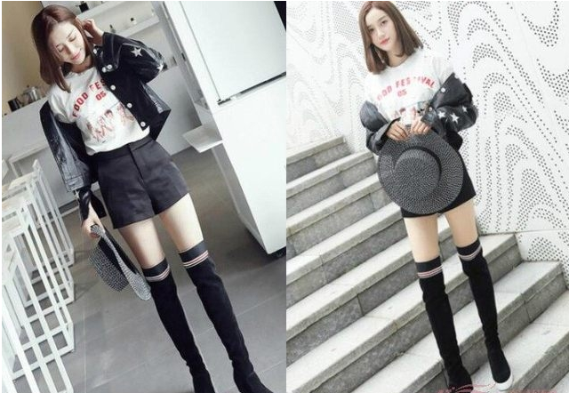 秋冬毛衣搭配长靴，小个子也能穿出大长腿(图7)