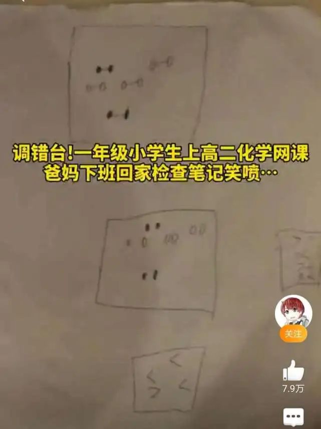 小学生上网课什么样？逼疯家长，笑坏网友...(图9)
