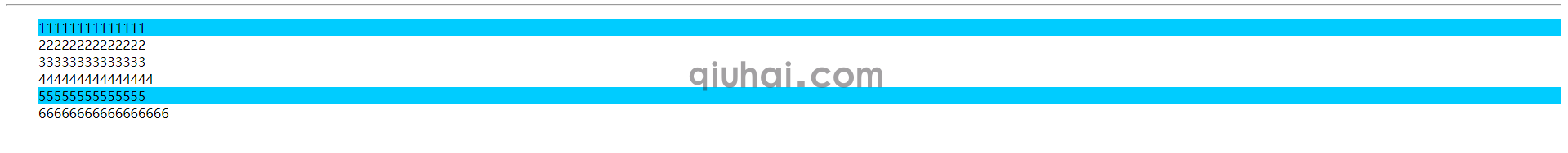 css3实现隔行换色(图2)