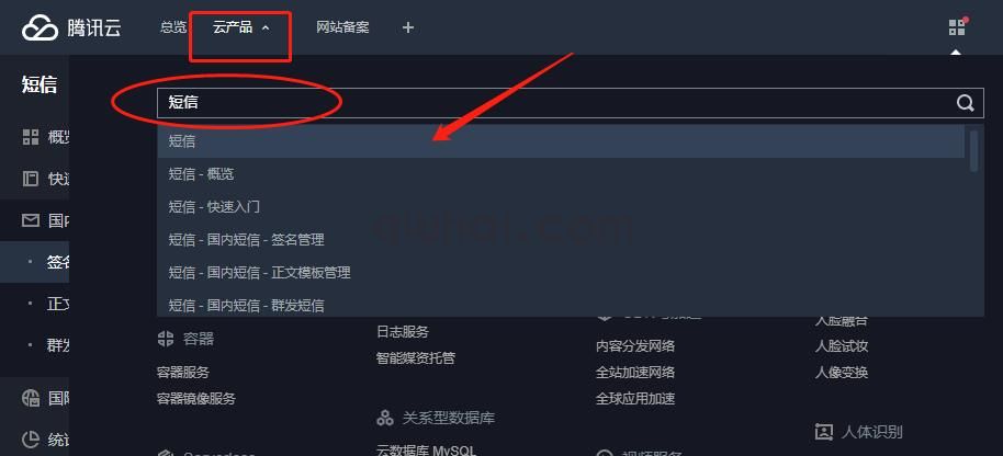 腾讯云短信配置使用指南(图1)